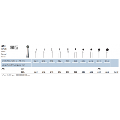 801 - Diamond Grinding Instrument