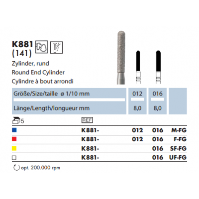 K881 - Round End Cylinder